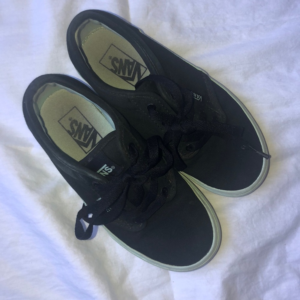 Black & Mint Vans